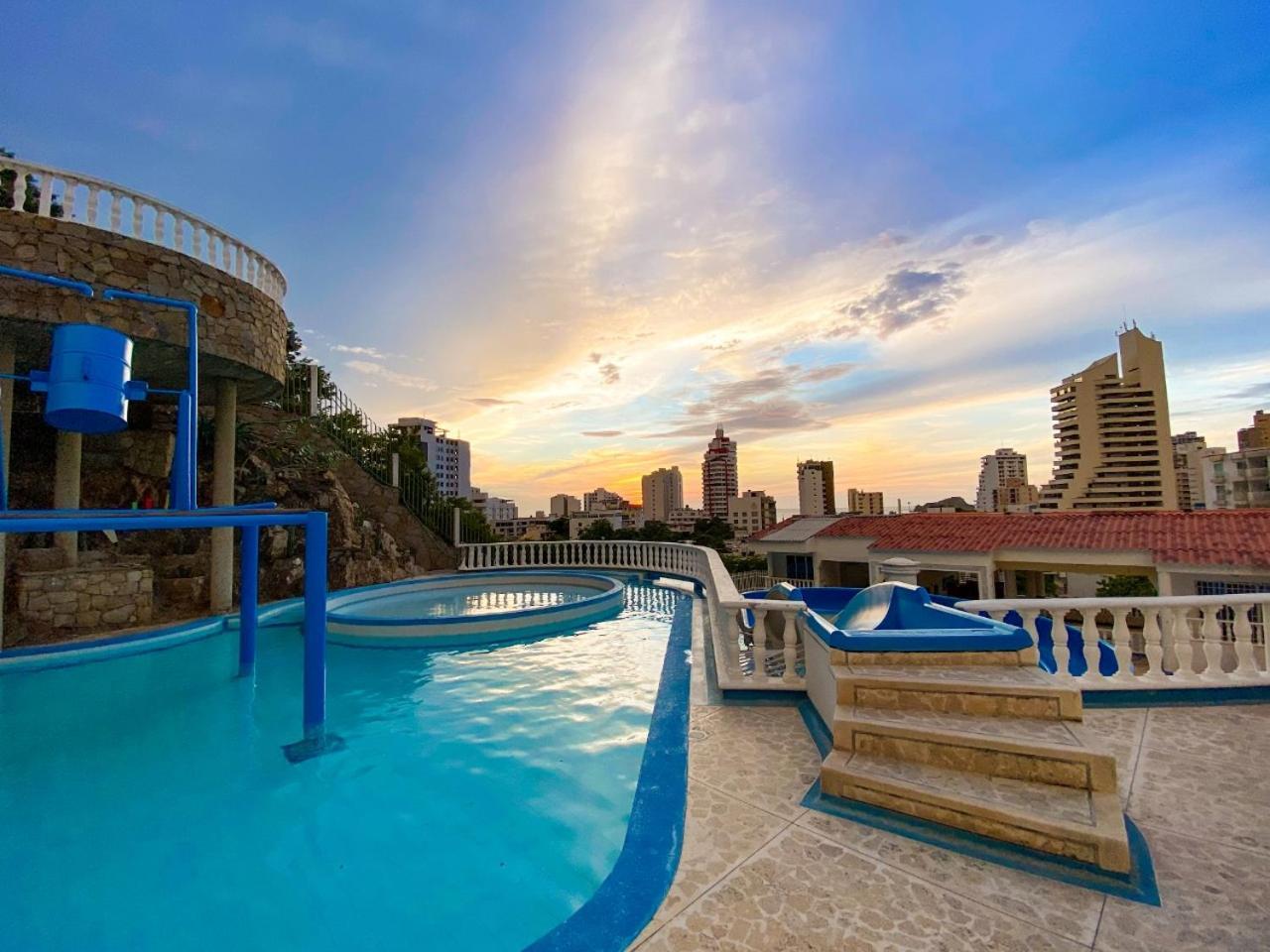 Hotel Cabanas Villa Roca, Rodadero Santa Marta  Kültér fotó